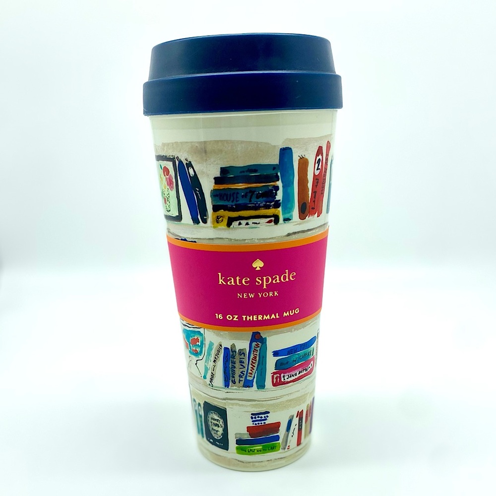 Kate Spade “Like a Book” Thermal Mug. NWT.